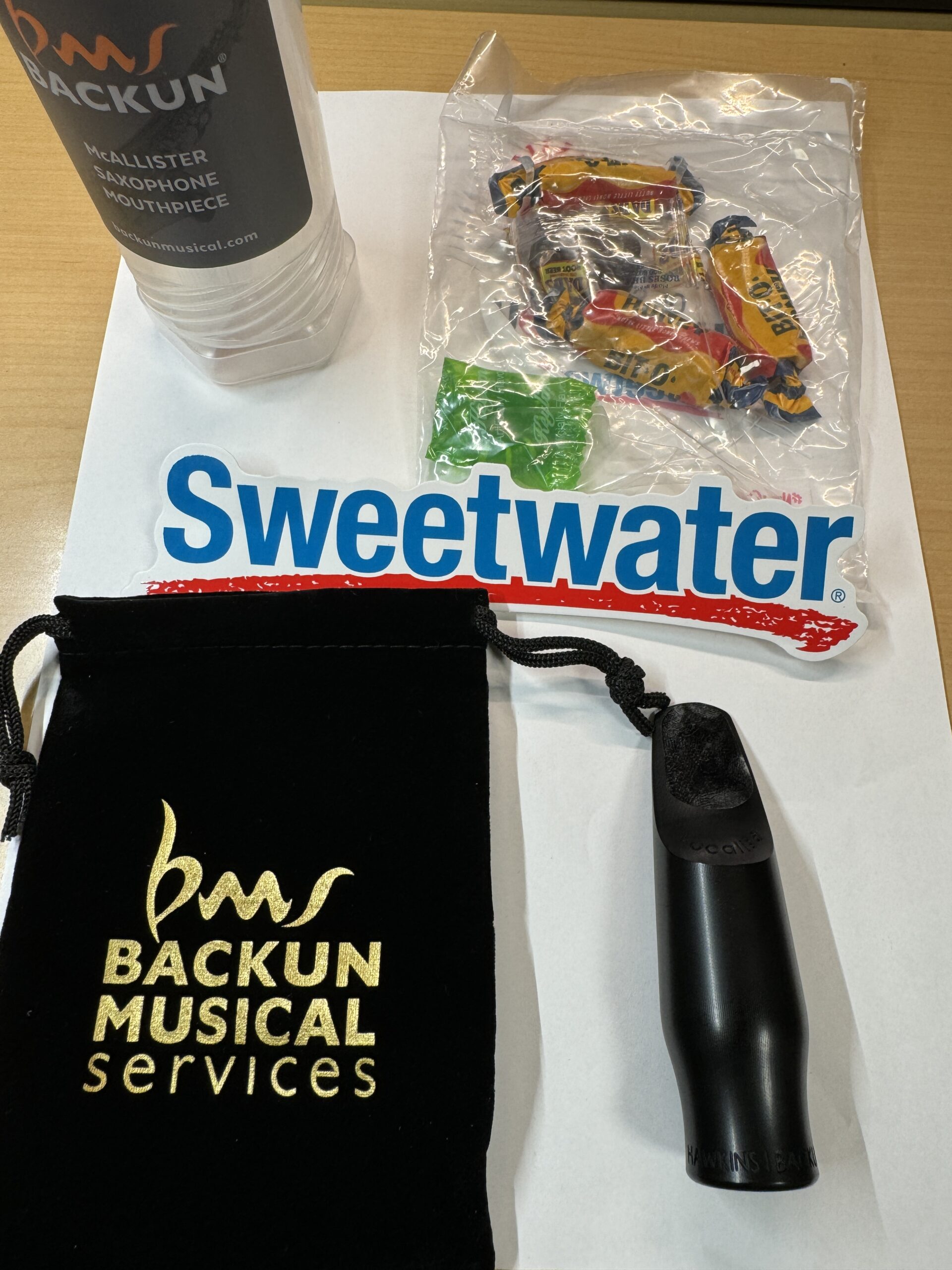 日本ではなじみの薄いBackunのアルトサックス・マウスピース、Vocalise